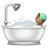 Person Taking Bath: Medium Skin Tone
