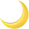 Crescent Moon Emoji 🌙 image - Apple style
