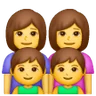 Family: Woman, Woman, Boy, Boy Emoji 👩‍👩‍👦‍👦 image - Samsung style