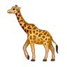 长颈鹿的脸 Emoji 🦒 image - Telegram style
