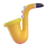 Emoji Sassofono 🎷 image - Microsoft 3D Fluent style