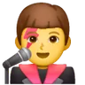 Man Singer Emoji 👨‍🎤 image - Samsung style