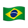 Flag: Brazil Emoji 🇧🇷 image - Telegram style