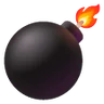 Bombe Emoji 💣 image - Samsung style
