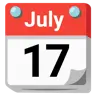 Emoji Calendario a strappo 📆 image - Google Noto Color style