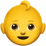 Baby Emoji 👶 image - Apple style