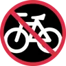 Proibido Bicicletas Emoji 🚳 image - Twitter / X (Twemoji) style