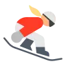 Snowboarder: Medium-Light Skin Tone Emoji 🏂🏼 image - Tossface style
