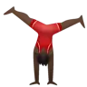 Man Cartwheeling: Dark Skin Tone Emoji 🤸🏿‍♂️ image - WhatsApp style