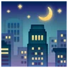 星との夜 Emoji 🌃 image - Samsung style