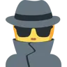 Détective ou espion Emoji 🕵 image - Twitter / X (Twemoji) style