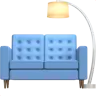 ソファとランプ Emoji 🛋 image - Apple style