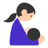Breast-Feeding: Light Skin Tone Emoji 🤱🏻 image - Tossface style