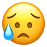 松一口气 Emoji 😥 image - Apple style