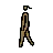 Woman Walking: Medium-Dark Skin Tone