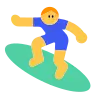Man Surfing Emoji 🏄‍♂️ image - Tossface style