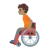 Person In Manual Wheelchair: Medium Skin Tone