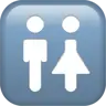Restroom Emoji 🚻 image - Apple style