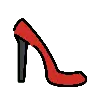 Emoji Scarpa con tacco alto 👠 image - OpenMoji style