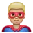 Man Superhero: Medium-Light Skin Tone