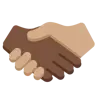 Handshake: Dark Skin Tone, Medium Skin Tone Emoji 🫱🏿‍🫲🏽 image - Twitter / X (Twemoji) style
