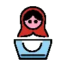 Yerleştirme bebekleri Emoji 🪆 image - OpenMoji style