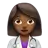 Woman Health Worker: Medium-Dark Skin Tone