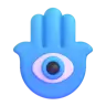 มือฮัมซา Emoji 🪬 image - Microsoft 3D Fluent style