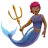 Merperson: Medium-Dark Skin Tone