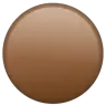 Emoji Cercul maroniu mare 🟤 image - WhatsApp style