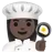 Woman Cook: Dark Skin Tone