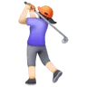 Woman Golfing: Light Skin Tone Emoji 🏌🏻‍♀️ image - Samsung style
