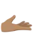 Palm Up Hand: Medium Skin Tone