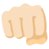Oncoming Fist: Light Skin Tone Emoji 👊🏻 image - Google Noto Color style