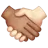 Handshake: Medium Skin Tone, Light Skin Tone