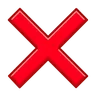 Cross Mark Emoji ❌ image - Telegram style