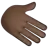Rightwards Hand: Dark Skin Tone