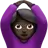 Woman Gesturing Ok: Dark Skin Tone
