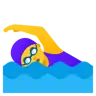 Woman Swimming Emoji 🏊‍♀️ image - Google Noto Color style