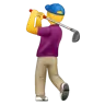 Golfista Emoji 🏌 image - WhatsApp style