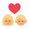 Kiss: Woman, Man, Medium-Light Skin Tone Emoji 👩🏼‍❤️‍💋‍👨🏼 image - Tossface style