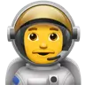 Man Astronaut Emoji 👨‍🚀 image - Apple style