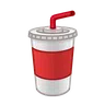 Tasse mit Strohhalm Emoji 🥤 image - Telegram style