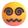 Face With Spiral Eyes Emoji 😵‍💫 image - Microsoft 3D Fluent style