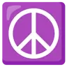 Znak pokoju Emoji ☮ image - Google Noto Color style