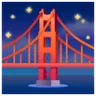 Emoji Ponte di notte 🌉 image - Samsung style
