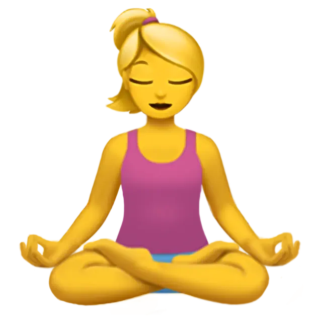 Woman In Lotus Position