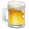 啤酒杯 Emoji 🍺 image - WhatsApp style