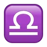 Libra Emoji ♎ image - Telegram style