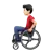 Man In Manual Wheelchair: Light Skin Tone
